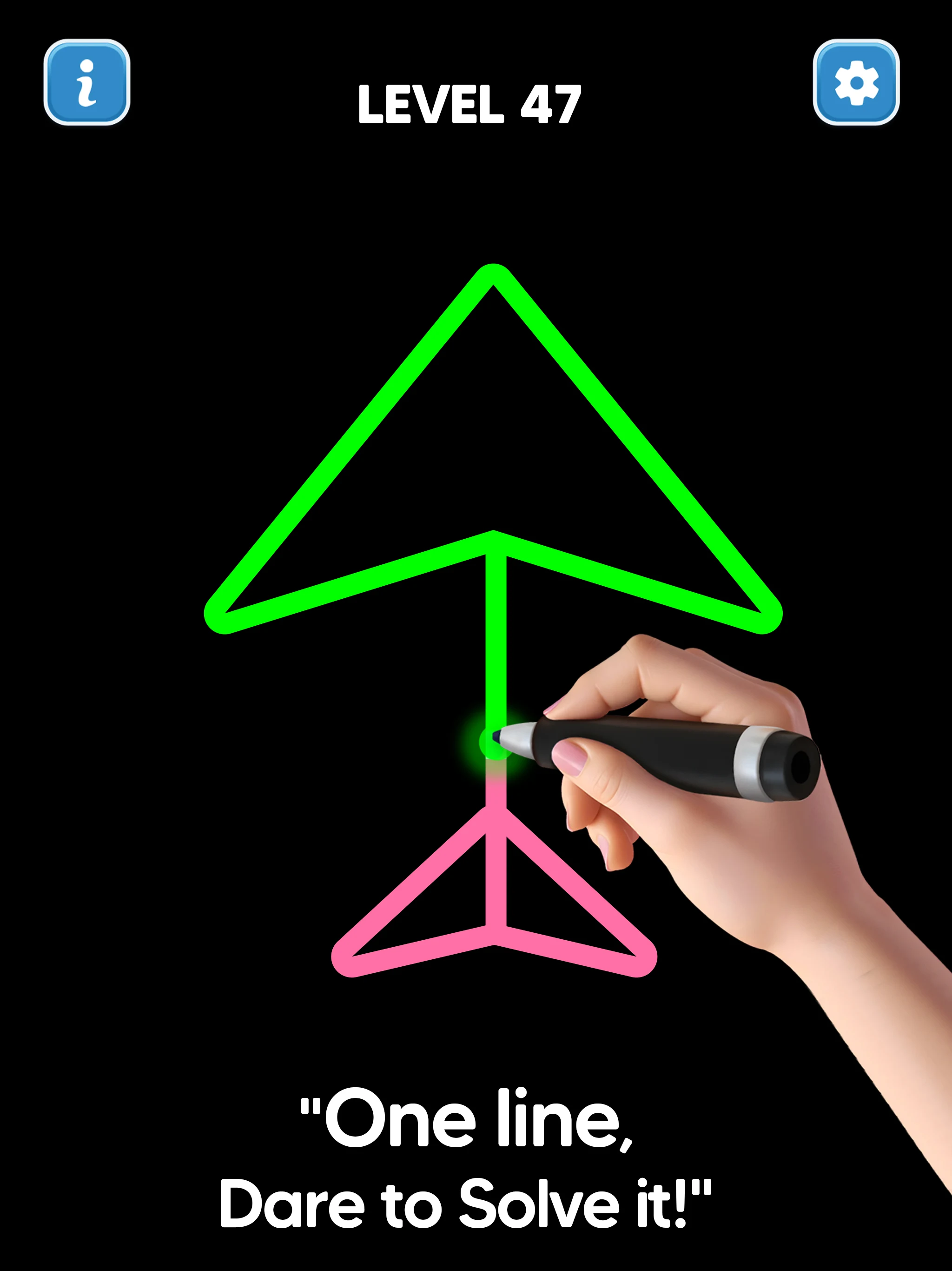 Line Drawing: No Lift Puzzle screenshot