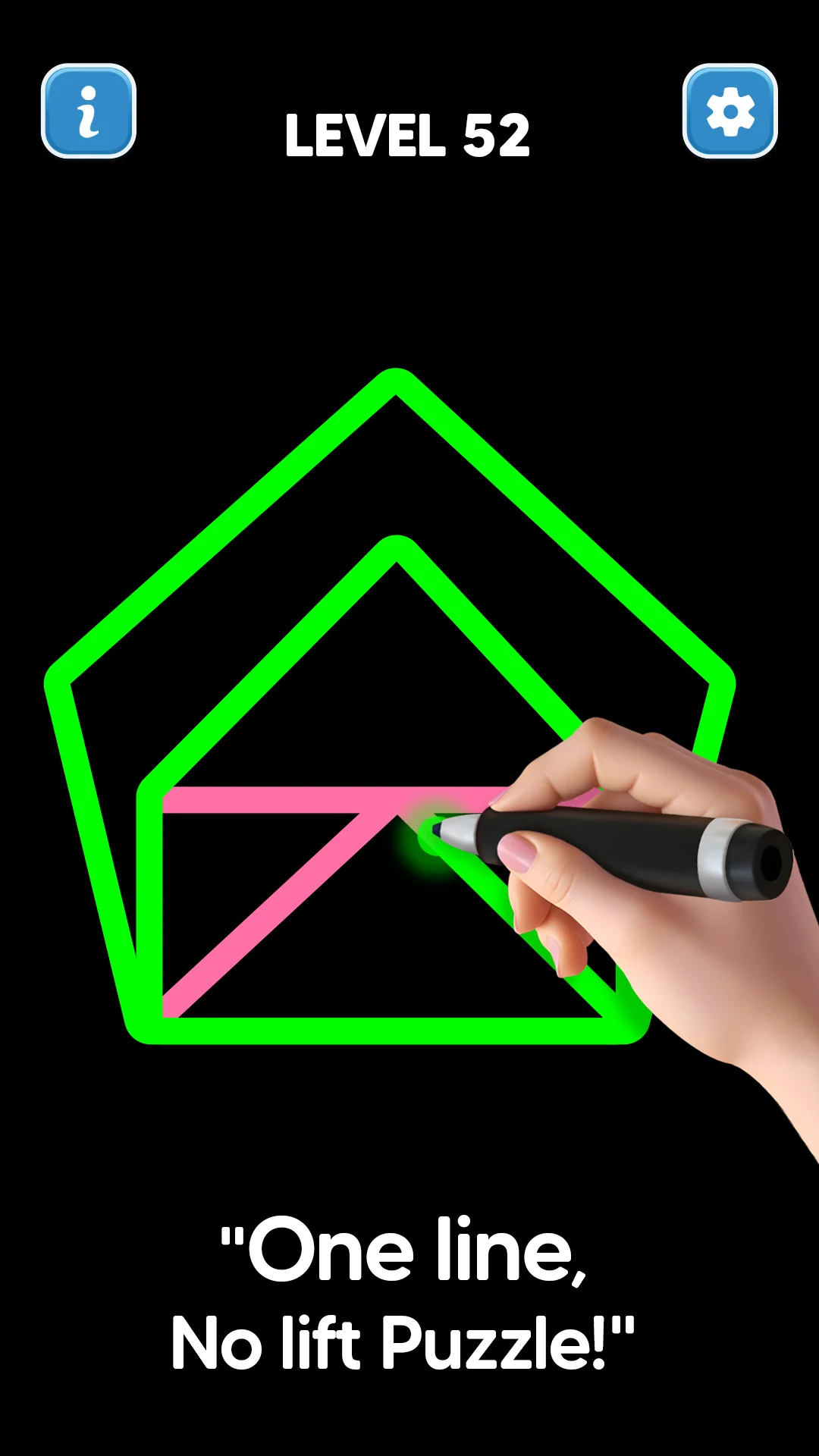 Line Drawing: No Lift Puzzle screenshot